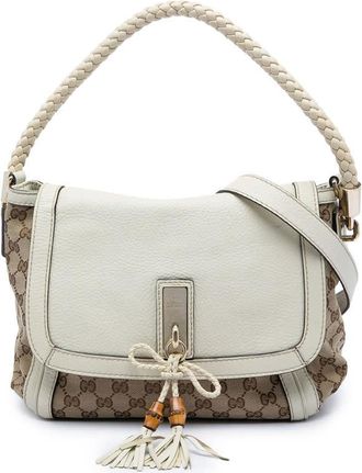 Gucci Pre-owned Gucci GG Canvas Bella Flap Satchel Ladies 79KMP73M5A485PLV
