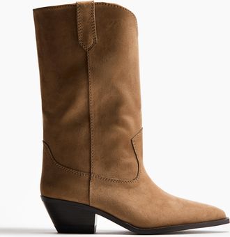 H&M Cowboystiefel - Beige