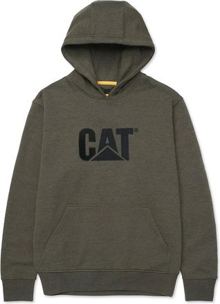 CAT Trademark Mens Hooded Sweatshirt - Green - Size X-Large