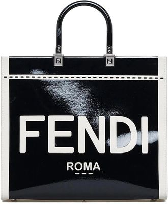Fendi Hobo Bags - 2012-present Medium Sunshine Shopper Tote - Gr. unisize - in Schwarz - für Damen