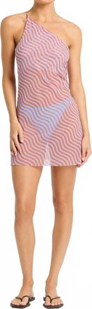 Bond-Eye Amelia Mini Dress In Sunbaked Stripe