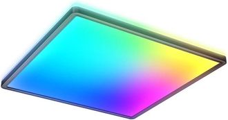 B.K.Licht Lampada da soffitto led rgb Dimmable Panel Colour Change Plafoniera luce indiretta 22W