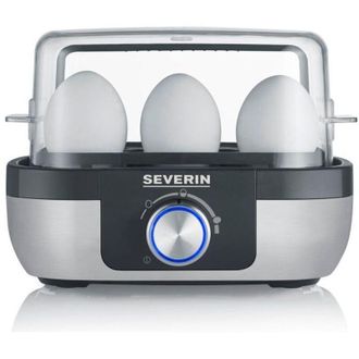 Severin EK 3169 Pentolino per uova 6 uovo/uova 420 W Nero, Acciaio inox