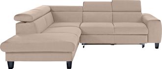 Cotta Ecksofa »Morven L-Form« wahlweise mit Bettfunktion, Bettkasten & Wireless-Charger