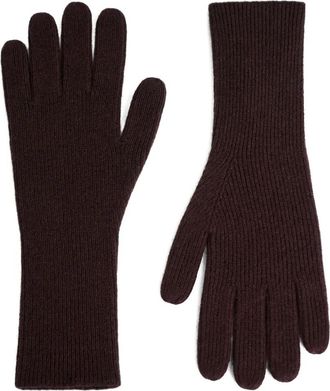 12 Storeez ribbed merino-wool gloves - women - Merino - One Size - Brown