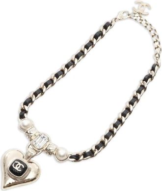 Chanel Collana con pendente CC 1986-1988 - Oro