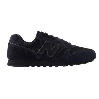 New Balance Heren 373 su&egrave;de sportschoenen (Drievoudig zwart)