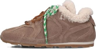 Toral Shoes Beige Su&egrave;de Lage Winter Sneakers - Dames - Sneakers - Beige - 39 EU - Su&egrave;de - Schoenen