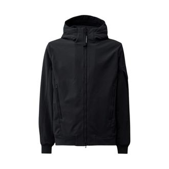 C.P. Company Navy Blue Shell Jacket with Hood - male - C.P. Company - Light Jackets - Blue - 2XL - Jackets