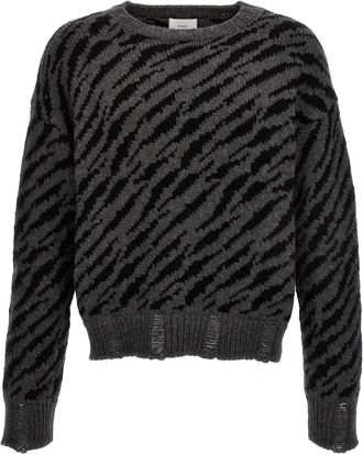 Rhude Mens Zebra Sweater