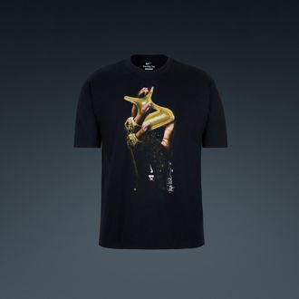 Nike Aja Wilson Rings So Win Adult Nike Mens Basketball T-Shirt in Black | IO7615-010