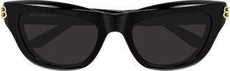 Balenciaga Sunglasses Bb0430 S 001 Black/Grey Women