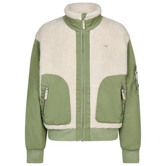 Iriedaily Arctik Bomber Jacket Fleecejacke f&uuml;r Damen | oliv