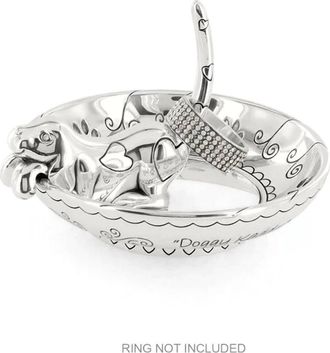Brighton Kaddy Doggy Ring In Silver