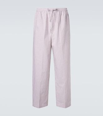 Umit Benan Julian cotton and silk straight pants
