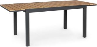 Outdoor Living Mesa de aluminio con tablero Polywood 140-200X90 Antracita