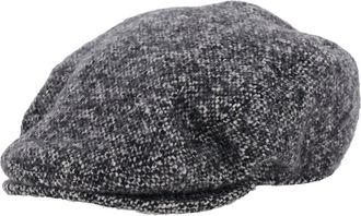 Dolce & Gabbana Grey Hat With Short Brim In Wool Blend Man