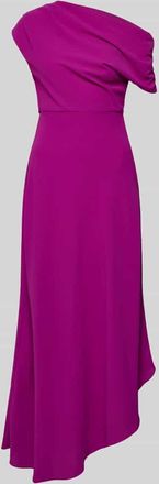 Lipsy Cocktailkleid in asymmetrischer Form in Fuchsia, Gr&ouml;&szlig;e 40