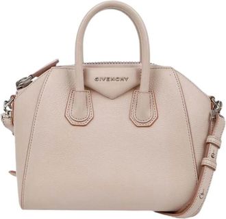 Givenchy Pre-owned Handbags, female, Pink, Size: ONE SIZE Pre-owned Antigona Mini Tote Shoulder Bag
