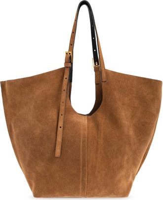 AllSaints Tote Bags, female, Brown, Size: ONE SIZE Ara Suede Tote Bag