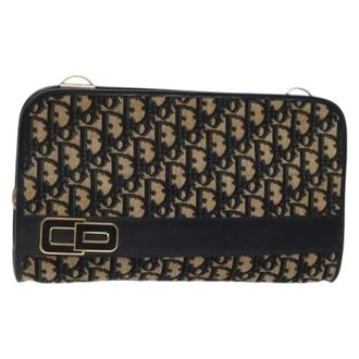 Dior Pre-owned Clutches, female, Blue, Size: ONE SIZE Pre-owned Vintage Clutch Bag
