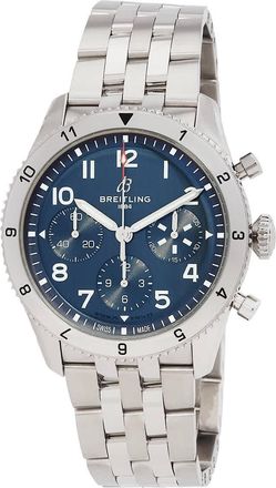 Breitling ClASSIC AVI 42 Vought F4U Corsair Chronograph Automatic Blue Dial Mens Watch A233801A1C1A1