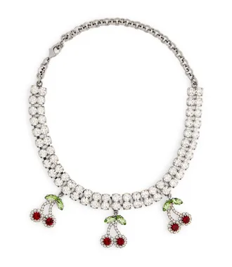 Alessandra Rich Cherry Choker Size S