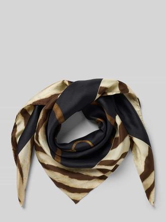 Lauren Ralph Lauren Seidenschal mit eingefassten Abschl&uuml;ssen in Black, Gr&ouml;&szlig;e 1