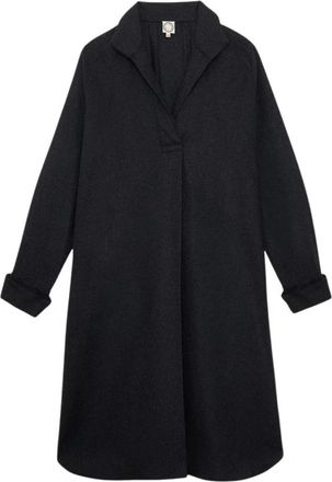 Ines De La Fressange Noella Jurk - Dames - Casual kleedjes - Grijs - 2XS - Wol - Kleedjes