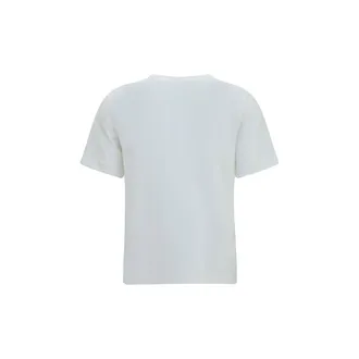 Burberry Womens White Cotton T-Shirt
