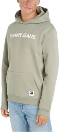 Tommy Hilfiger Klassiek katoenen sweatshirt - Heren - Hoodies - Grijs - L - Katoen - Hoodies & sweatvesten