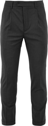 Daniele Alessandrini Broeken - Heren - Slim Fit Broeken - Zwart - M - Polyester - Broeken
