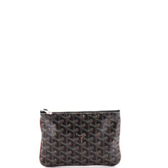 Goyard Senat Zip Pouch Coated Canvas PM