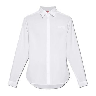 Diesel S-Simply-Jmck Shirt - Heren - Zakelijke Overhemden - Wit - M - Overhemden