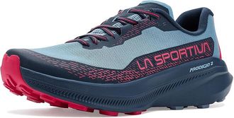 La Sportiva Prodigio 2 Womens Running Shoes Limestone/Azalea : EU 41.5 (US Womens 9.5+) B - Medium