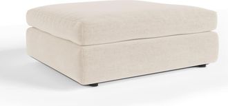 Sia Home Puf tejido tramado tacto suave beige