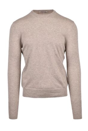 Ballantyne Cashmere Crewneck Pullover - Beige