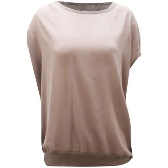 Vince Loose Shirt in Grey Silk