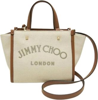 Jimmy Choo London Pre-owned Mini Bags, female, Brown, Size: ONE SIZE Pre-owned Tote bag