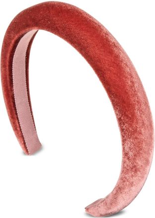 Jennifer Behr Tori velvet headband - women - Silk Velvet - One Size - Pink