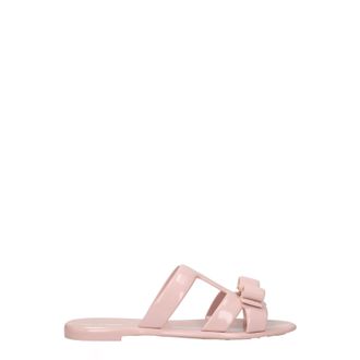 Ferragamo Lylia Mujers Chanclas Y Zuecos Pvc Rosa/Rosa Antiguo