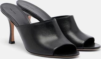 The Row Ella leather mules