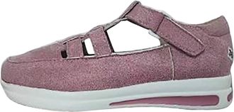 Generic Women Platform Sandals Casual Wedge Sandals Solid Color Suede Sandal Covered Toe Sports Sandal Fashion Strap Shoes Wide Arch Support Shoes Breathable 