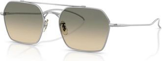 Oliver Peoples Tk-15 Zonnebril - unisex - Accessoires - Grijs - Maat: 53 MM