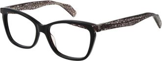 Yohji Yamamoto Black Plastic Glasses Womens (Frames)