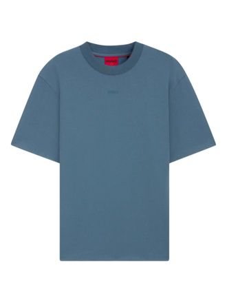 HUGO BOSS Dapolino katoenen T-shirt - Blauw