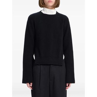 Ann Demeulemeester Cashmere Ribbed-knit Sweater