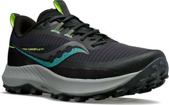 Saucony Mens Peregrine 13 Running Shoes In Wood/fossil