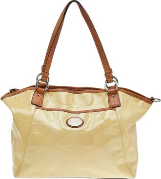 Coach Borsa tote con logo goffrato - Toni neutri