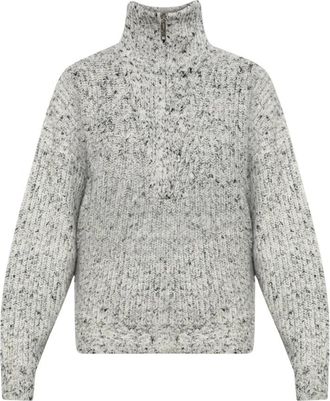 Isabel Marant Anita Sweater - Dames - Coltruien - Grijs - M - Katoen - Truien & Vesten